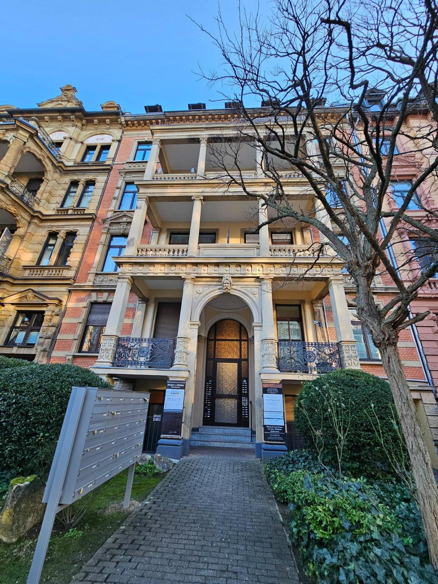 Apartment Wiesbaden Mitte, Zentral Am Park, Congresscenter 5 Min, Bahnhof 10Min Eksteriør bilde